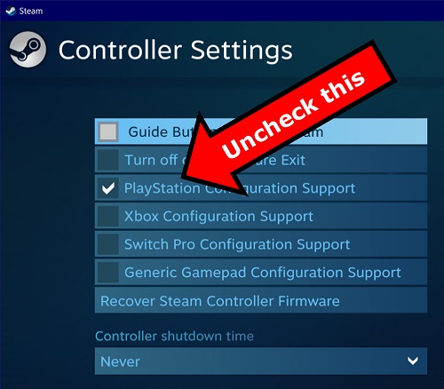 How do I disable Steam controller configuration in Rocket League? - Rocket  League Support